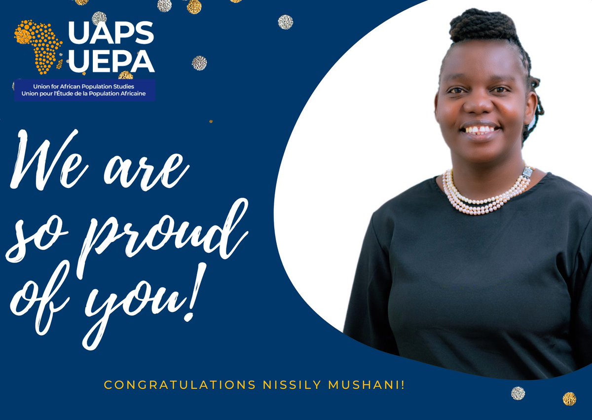 🎉 Celebrating Excellence in Research! 🎉
Join us in congratulating <a href="/nissily/">Nissily Mushani</a> Mushani, a Cohort Two Early Career Research Fellow under the UAPS AfRes-Data Project, on receiving a research grant from the Population Council! 🏅
#AfResDataFellowship #UAPS #PopulationCouncil