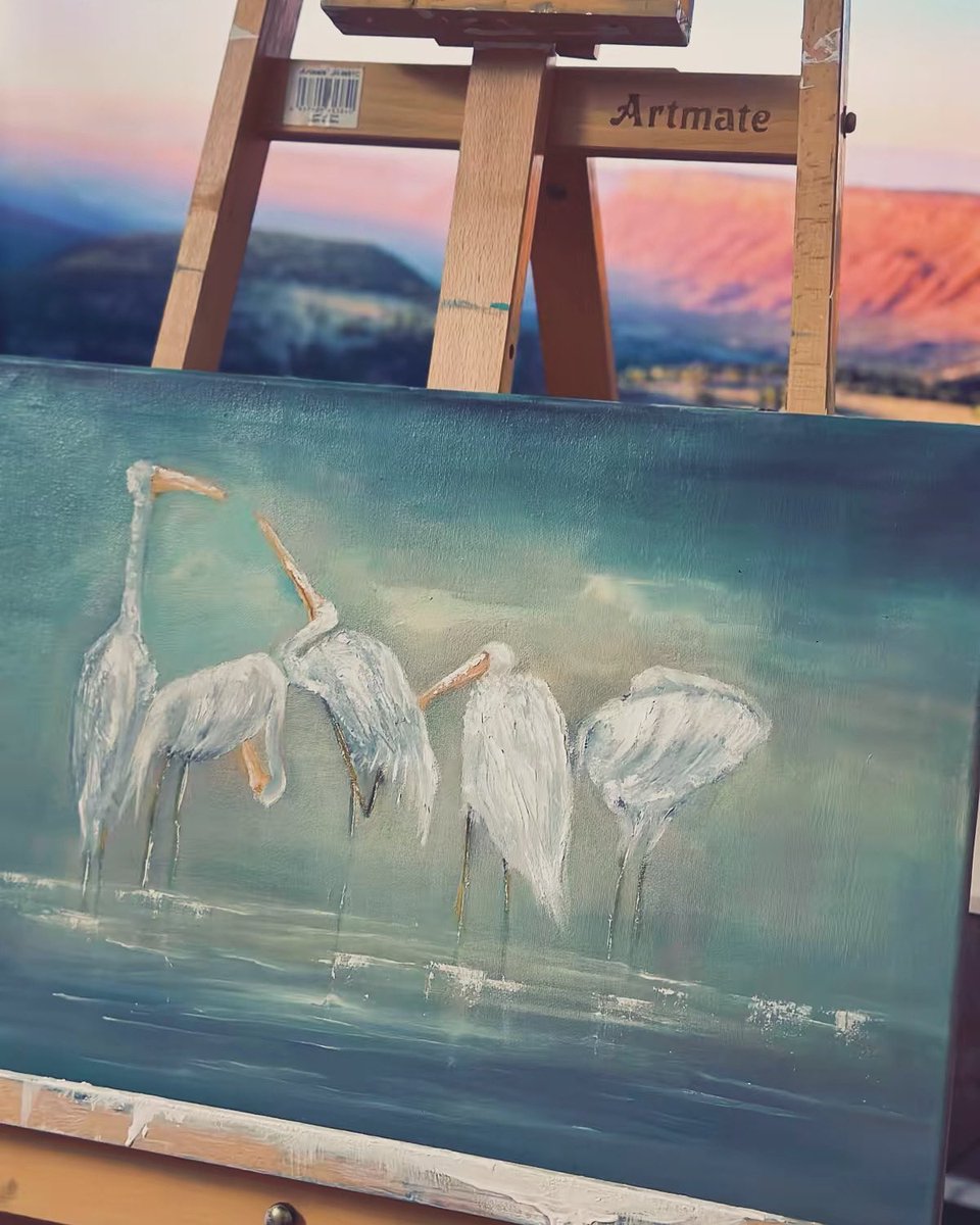 smsm334478's tweet photo. #رسم - لوحات جداريه

رُسمت يدويًا باستخدام ألوان زيتية عالية الجودة على كانفس مشدود، تجسد هدوء الطبيعة وسط الجبال الثلجية والسماء المتقلبة، بأسلوب واقعي ناعم وتفاصيل دقيقة. https://t.co/x6I9tAwxdp