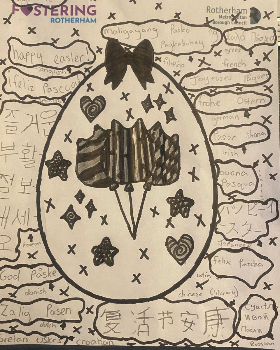 We've been blown away by the creativity and effort put into the Easter egg colouring competition! 

A huge thank you to all the children in care who took part. It's been wonderful to see all of your designs. You can see our winning entries in the photos.