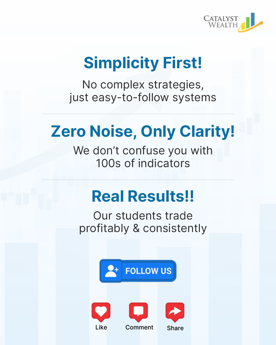 CatalystWealth1's tweet photo. Looking for simplified, effective, and result-driven stock market training? We’ve got you covered!

#catalystwealth #stockmarket #trading #stockmarketeducation #learntrading #investing #stockmarkettraining https://t.co/nde8ZVANxl