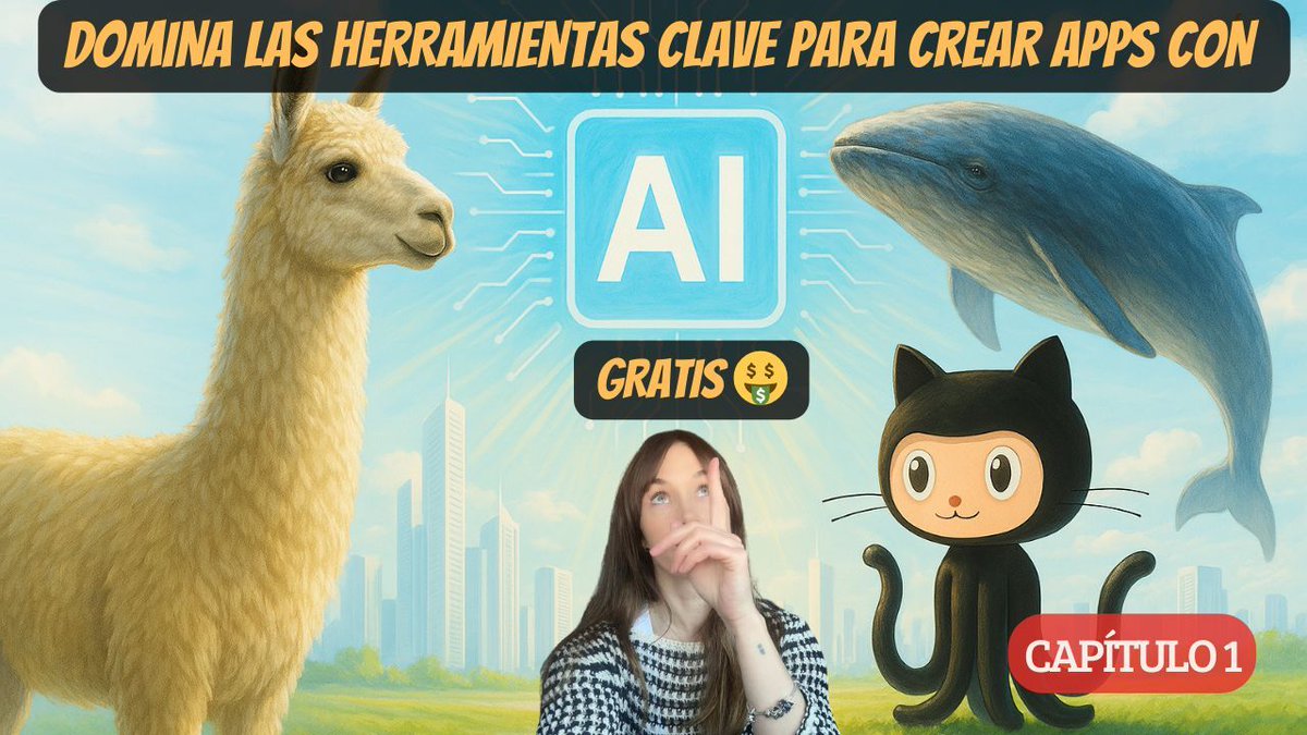 0GiS0's tweet photo. ¡Hola developer 👋🏻! Empiezo una serie sobre cómo crear funcionalidades en tus apps con IA Generativa 🤖💡. En este primer vídeo configuro el entorno con Ollama 🦙, Docker 🐳 y GitHub Models 🐙 (local, Dev Container 📦 o Codespaces ☁️). ¡Empecemos! https://t.co/kdub5g4UIn #IAGenerativa #Ollama #GitHub #Docker