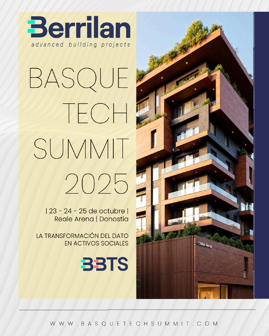 qbimgest's tweet photo. 🚀 ¡Arranca la cuenta atrás! El @berrilan #BasqueTechSummit 2025 ya está en marcha!

📍 Porque el futuro no se improvisa... se proyecta, se simula, se construye (¡y también se saborea con un buen chuletón!)
Si estás en el mundo AECO o te apasiona cómo la tecnología transforma nuestras ciudades, edificios y la forma en que colaboramos, este evento es para ti.

📅 Miércoles 9 de abril de 2025 | 18:00h (hora España)
🖥️ Evento online | 🎟️ Gratis
🎙️ Presentación oficial del BBTS 2025

 Una cita clave donde hablaremos, analizaremos y compartiremos visiones sobre los caminos que está tomando la tecnología aplicada al entorno construido.

💡 Este no es un simple webinar. Es el preámbulo que realizamos @butic The new Shool, @berrilan y @voyansi, de una experiencia donde la innovación tecnológica se mezcla con la estrategia, el diseño y la cultura.

🎙️ Con ponentes como @David Arráez, Director de "Comms & People" en @Berrilan, @David Barco Moreno, CIO en @Berrilan, @Laura Santamaría y @María Paz Rotondo de @Voyansi.

¡Regístrate GRATIS, y sé parte de uno de los eventos tecnológicos más relevantes del año! 👉 https://t.co/sVVg9uDe9Y

Nos vemos en el #BBTS2025 donde "Los datos se transforman en activos sociales"

#EcosistemaBerrilan divulgamos comprometidos con la industria #AECO y la educación @Berrilan, @BIM Channel, @SocialTek Media, @butic The New School, @Gestproject® #bim #bimevents #architecture #constrution #diariodeunbimmanager #DigitalTransformation #tecnologias #TecnologiaSocial #construcción #podcast