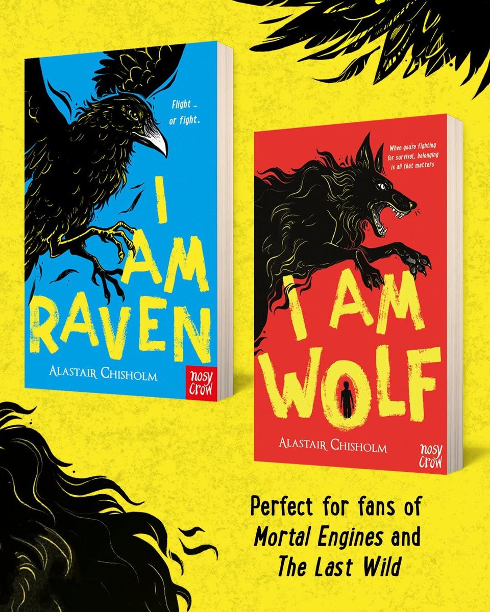 alastair_ch's tweet photo. One sleep to go before I AM RAVEN spreads its wings! 🐦‍⬛

Following on from I AM WOLF, this one has more world, more adventure, more secrets, and a Big Villain Reveal…

Pre-order it now! 👉 https://t.co/CAy09yzTsI

@nosycrow #IAmRaven #KidLitUK https://t.co/GVPMgLwngP