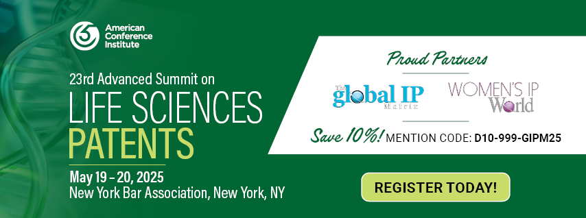 🌏IP💡Media📰PR📣& Marketing🎯 (@ip_matrix) on Twitter photo Come together with leaders from the pharmaceutical, biotechnology and diagnostic industries to unpack huge changes this May 19-20 at <a href="/ACI_Conferences/">American Conference Institute</a>’ 23rd Advanced Summit on #LifeSciencesPatents.
Save with promo code: D10-999-GIPM25 bit.ly/3CEgRor Come together with leaders from the pharmaceutical, biotechnology and diagnostic industries to unpack huge changes this May 19-20 at <a href="/ACI_Conferences/">American Conference Institute</a>’ 23rd Advanced Summit on #LifeSciencesPatents.
Save with promo code: D10-999-GIPM25 bit.ly/3CEgRor