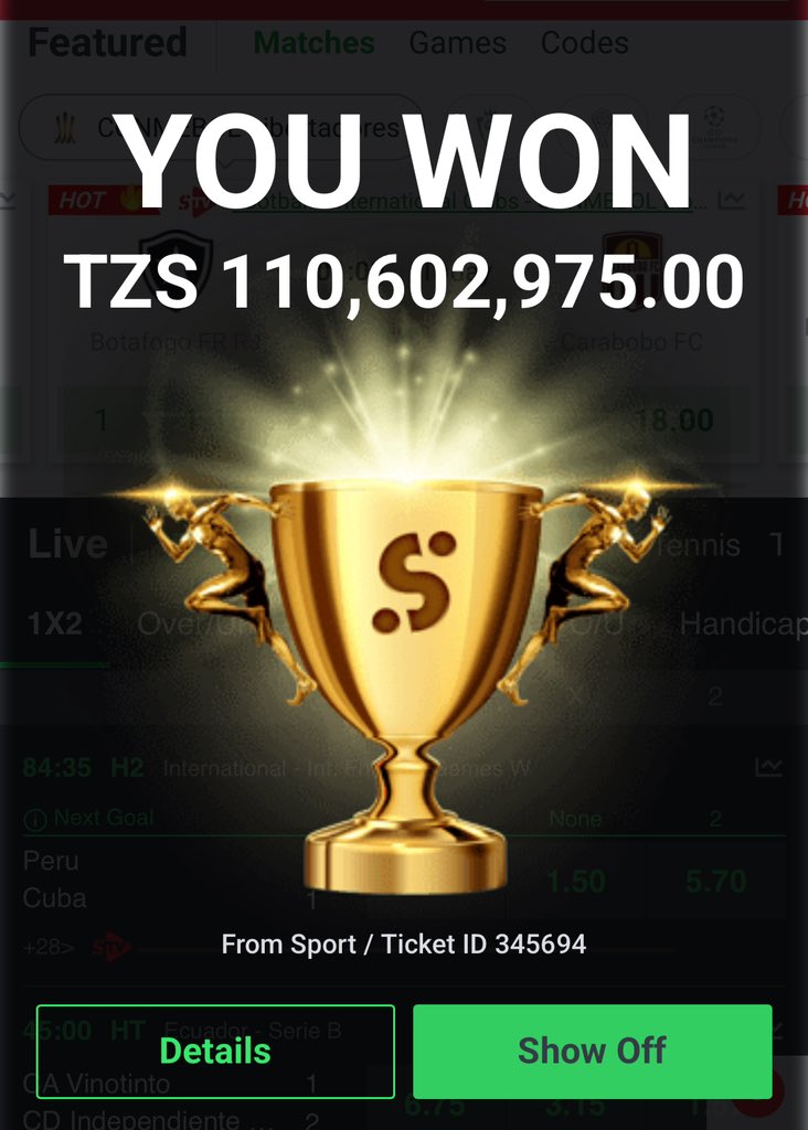Gwisapunter's tweet photo. Yesterday Report🎁💰🎉
SportyBet ~110.6M Booom✅✅✅
Paripesa ~20.8M Booom ✅✅✅
Paripesa ~15.0M  Boom  ✅✅✅

Total=147.4M 

GIVEAWAY alert -Drop your Paripesa ID
Crediting 10M for the First 100 Retweets and likes NOW💯

YOU Don’t have ID ???🤷‍♂️REGISTER  PARIPESA NOW 👉: https://t.co/7HEkEdjMcf

Use Promo code: 👉🏿GWISA.
Depost 💰Get your first Deposit Bonus