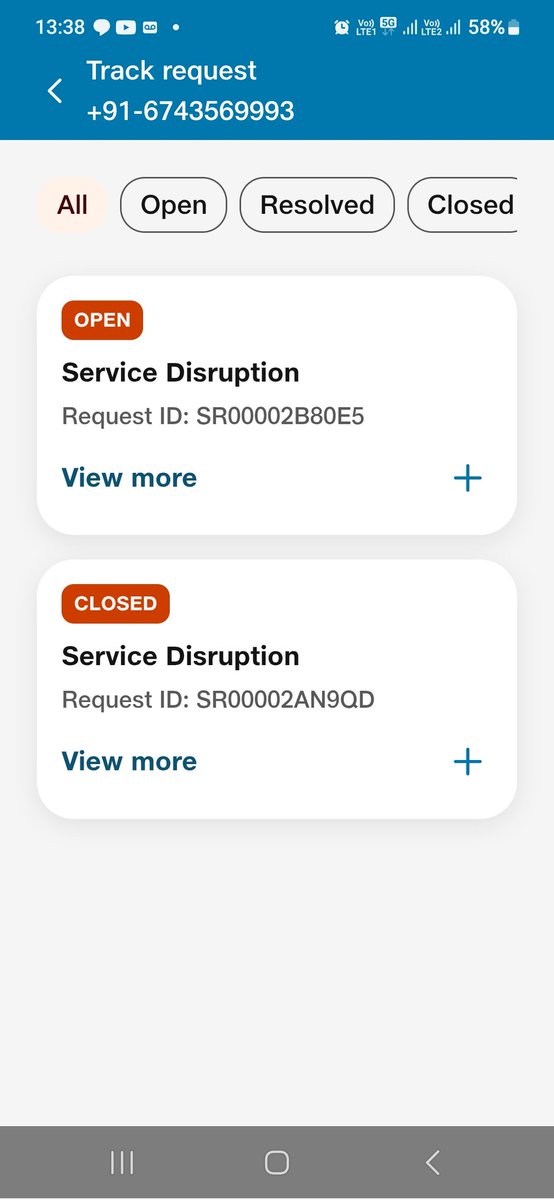 CaAshokSoni's tweet photo. As usual very poor service n never expected from the company like reliance, just the service number change but no immediate action to resolve the issue. https://t.co/d5NUcArY4F