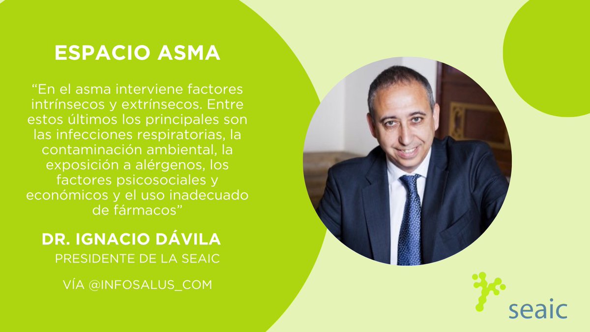🗣️ Nuestro presidente <a href="/IJDvila/">IDávila</a> ha hablado sobre los factores intrínsecos y extrínsecos que intervienten en el #asma, en el encuentro #EspacioAsma.

¿Quieres descubrirlos? 👉🏻🔗 pmsl.es/1pr