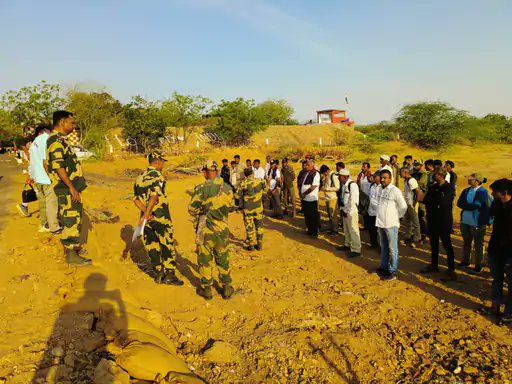 Engineer goes missing during road survey in Rann of Kutch; search operation underway