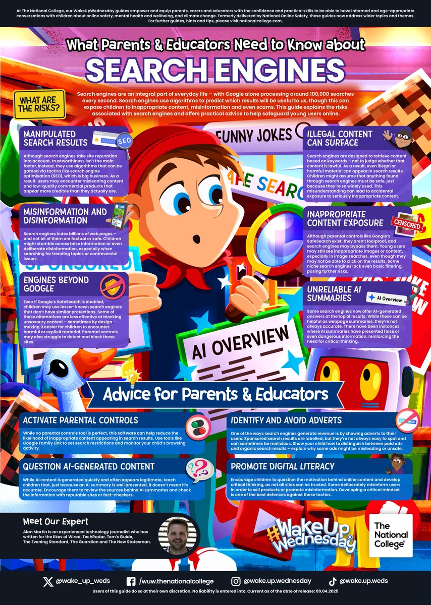 Please see What Parents &amp; Educators Need to Know about Search Engines <a href="/TheNatCollege/">The National College</a>