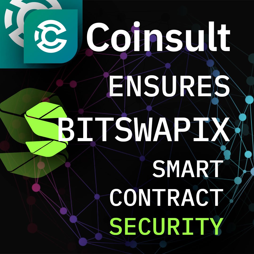 BitSwapix's tweet image. BitSwapix has officially passed the @Coinsult audit! 

The token is now verified on the platform, solidifying our commitment to transparency and security. This is a major milestone for the project, boosting trust and confidence in our mission. 

Stay tuned as we continue to grow…
