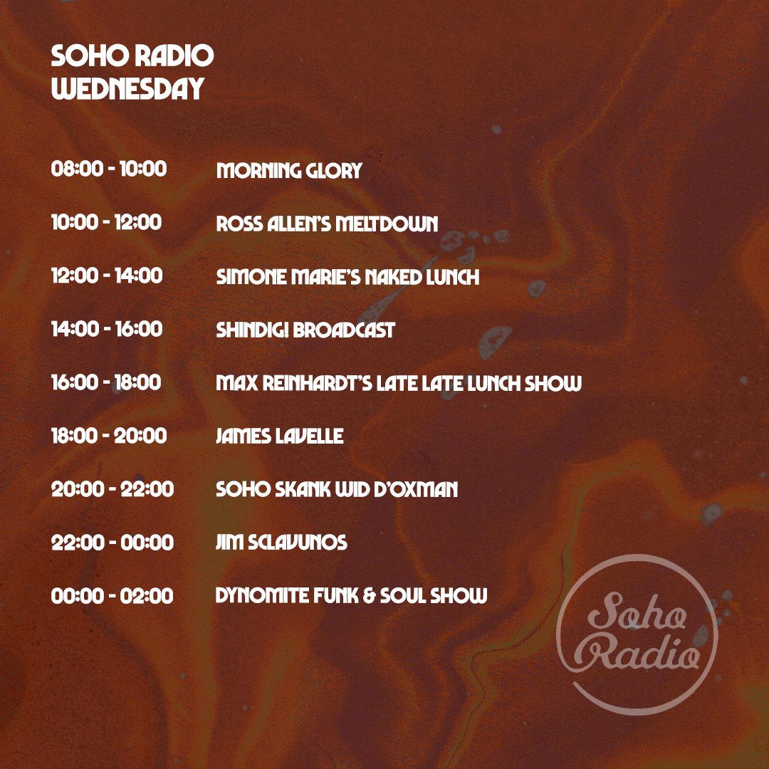 Today on sohoradiolondon.com
