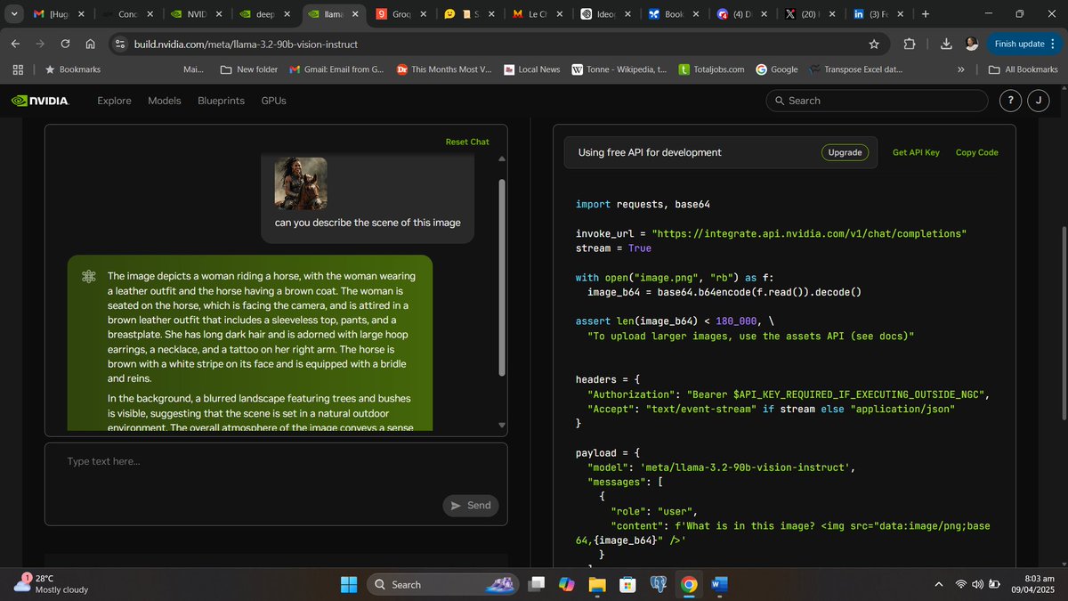jayphapha's tweet photo. Exploring various LLM's using NVIDIA NIMs. It gets better each day with AI @alx_africa #ALX_AI #AI https://t.co/cEi47ETytX