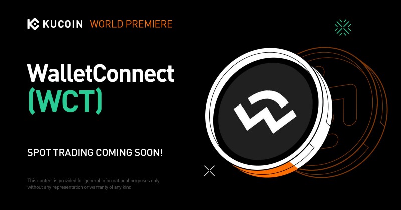 kucoincom's tweet photo. 💥 World Premiere 💥
 
📢 New Listing

@WalletConnect $WCT Gets Listed on #KuCoin!
 
💎Pair: WCT/USDT
💎Deposit: 10:00 on April 15, 2025 (UTC) (OP-ERC20)
💎Trading: TBD
 
#KuListing