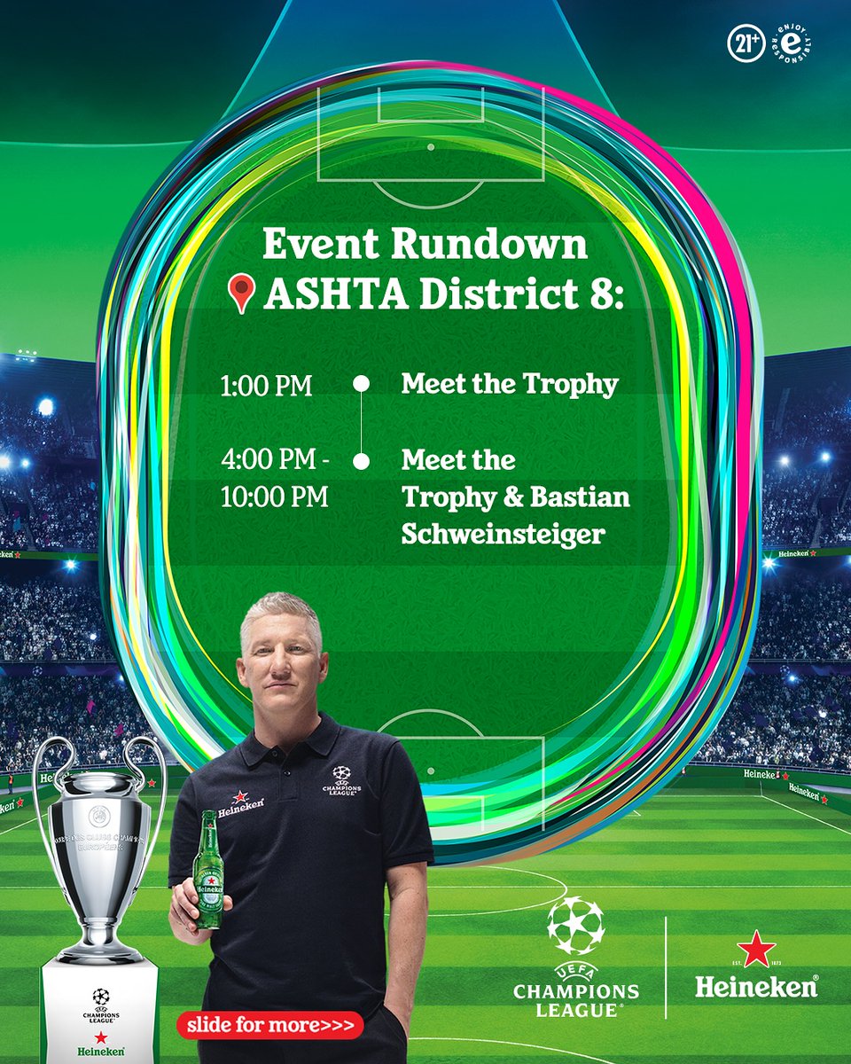 JCIndonesia's tweet photo. Join us as we welcome back the trophy & bring a legendary football champion to Jakarta! ๐โฝ๐ป
Save the date & see you on 13th April 2025!
#UCLTrophyTour
#CheerstoTheRealHardcoreFans
#HeinekenID https://t.co/ZR4vWb7iJi