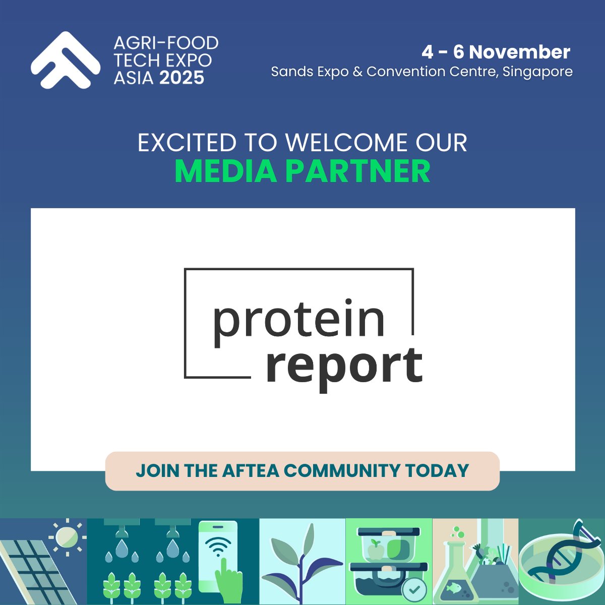 #EventAlert! We’re thrilled to be a media partner of Agri-Food Tech Expo Asia 2025! Returning after three successful editions, AFTEA is the premier sourcing and networking platform in Asia for the global agri-food tech and agri-food communities: agrifoodtechexpo.com