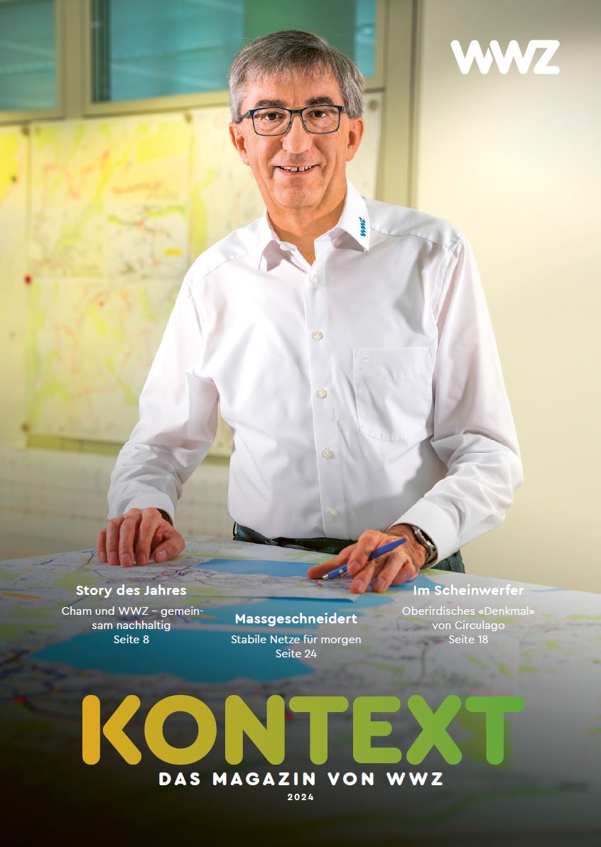 Wir setzen auf Fortschritt für den Wirtschaftsraum Zug 🌍 Über 100'000 Kundinnen und Kunden profitieren schon heute von unseren innovativen, erneuerbaren Energie- und Telekommunikationslösungen.

👉 Lesen Sie mehr im aktuellen Kundenmagazin KONTEXT wwz-geschaeftsjahr.ch/kontext