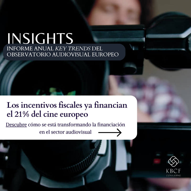 KbcfConsulting's tweet photo. #KBCFInsights 🔎

🎬 21% del #cine europeo ya se financia con #IncentivosFiscales.

Financiación según #KeyTrends de @EuAvObservatory 📊 en 2021: 

 ✔️ #Financiación pública 27% 

 ✔️ #Incentivos fiscales 21% 

 ✔️ TV 18% 

 ✔️ Preventas 15% 

#FinanciaciónAudiovisual
