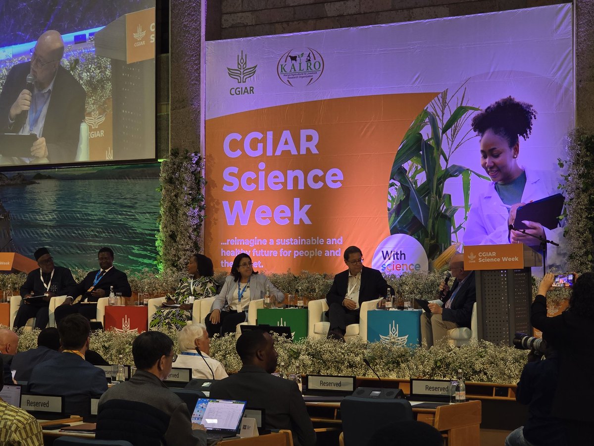 Exciting presentation on the vision for Africa until 2050 by CGIAR centers DGs including ICARDA's DG Aly Abousabaa.<a href="/ICARDA/">ICARDA</a> <a href="/ICRISAT/">ICRISAT</a> <a href="/ACIARAustralia/">ACIAR</a> <a href="/IITA_CGIAR/">IITA</a>