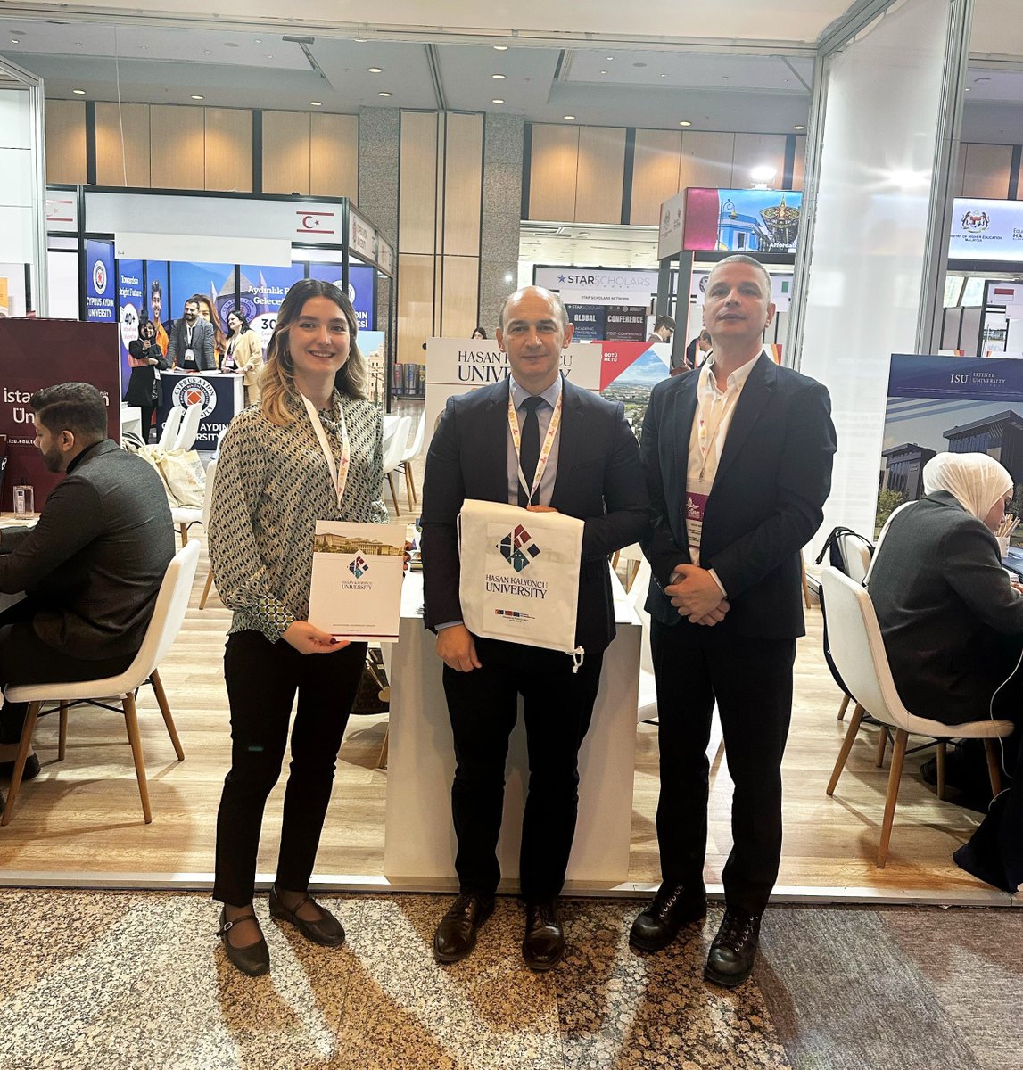 hkunv's tweet photo. 🎓🌍 EURIE 2025'te Yerimizi Aldık!

Hasan Kalyoncu Üniversitesi olarak, "Study in Türkiye" çatısı altında gerçekleşen bu prestijli etkinlikte, Asya ve Avrupa’dan önde gelen üniversiteler ile bir araya geldik. 🌐

Bu yıl İstanbul Lütfi Kırdar Kongre Merkezi’nde 10’uncusu düzenlenen ve YÖK Başkanı Prof. Dr. Erol Özvar ile NAFSA CEO’su Fanta Aw gibi önemli isimlerin katılım sağladığı Avrasya Yükseköğretim Zirvesi EURIE 2025’te, yükseköğretimin geleceği tüm yönleriyle ele alındı. 🤝 📚 

#hkunv #HKÜ #HasanKalyoncuÜniversitesi #EURIE2025 #StudyInTürkiye #GlobalEducation #InternationalCollaboration