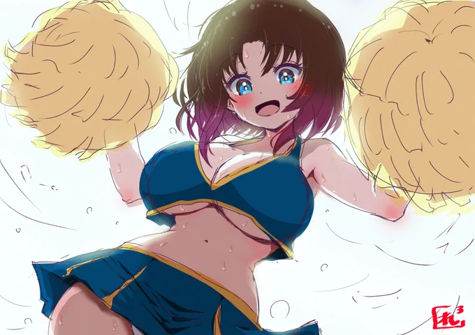きょうのらくがきちあエルマエルマはみんなを応援しています 