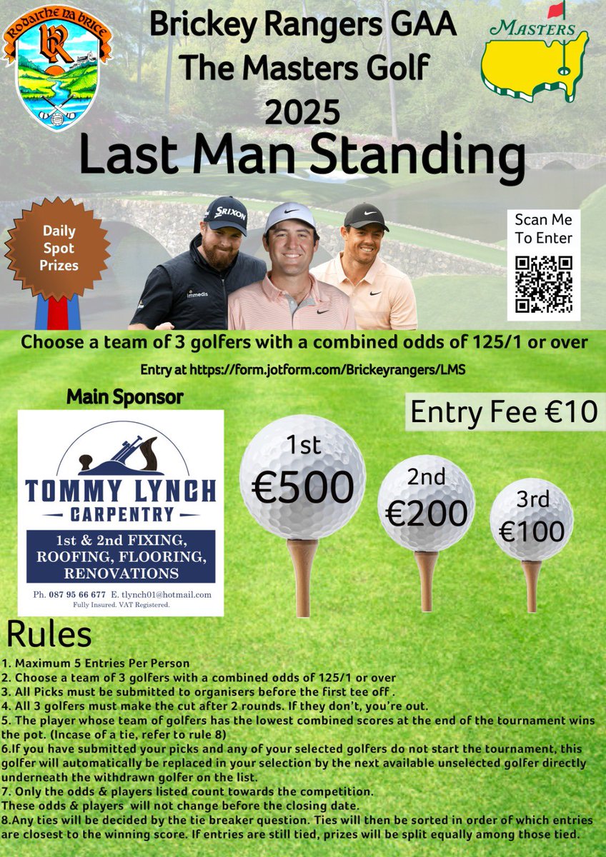 Last Day to enter!!

form.jotform.com/Brickeyrangers…