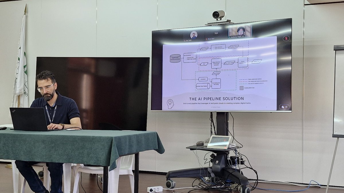 LAUengineering's tweet photo. @BMW @BMW_Lebanon Dr. Anthony Yaghi, student and engineer, explores how #AI and #3Dcomputervision are shaping the digital factories of the future. https://t.co/2pQVA9N23K