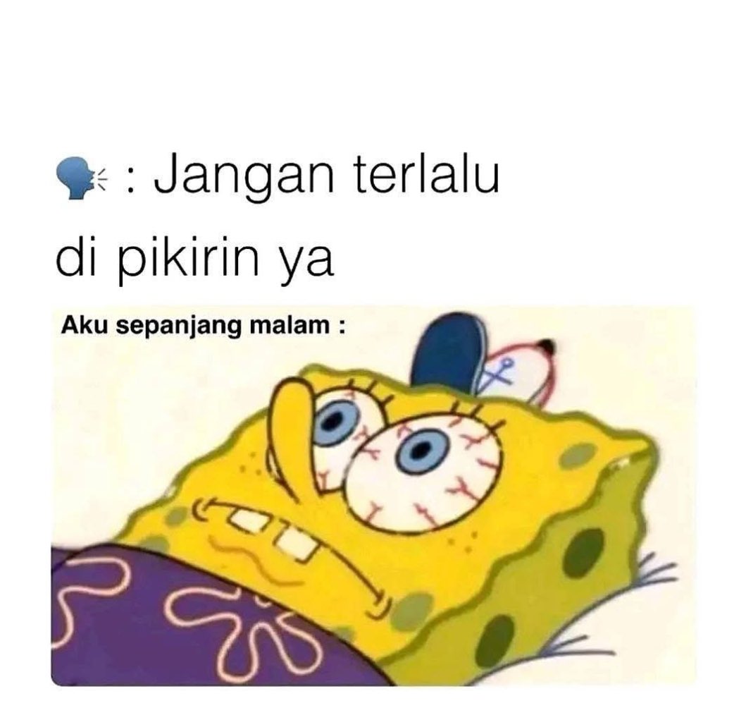 kepikiran terus sampe mangis🤧