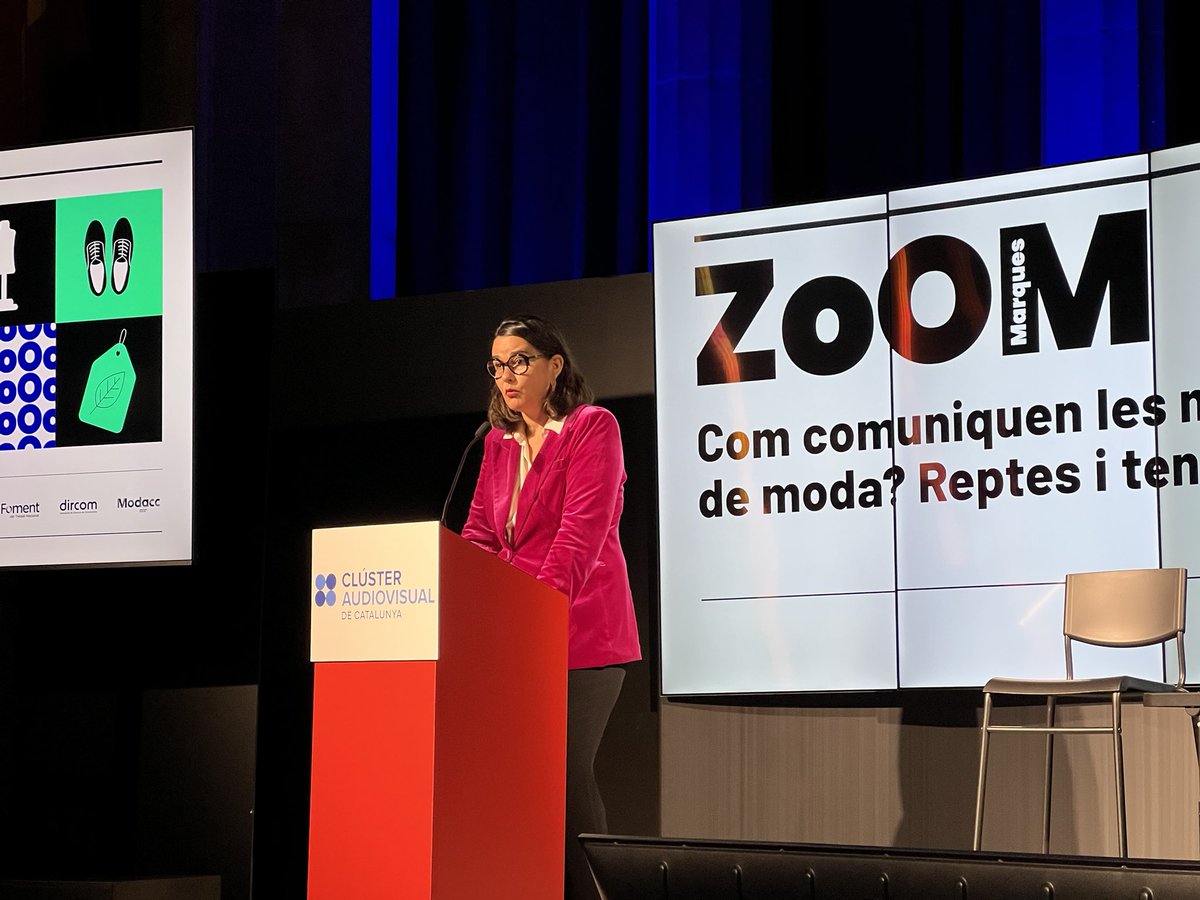 Dircomcat's tweet photo. "Al #ZoomMarques es concentra l'estratègia i el talent dels nostres socis i sòcies"

🗣️ Eduard Gil, màneger del @ClusterAVCat i Mar Alarcón, vicepresident de @FomentTreball donen la benvinguda a la XII edició https://t.co/PuFEGp8aRT