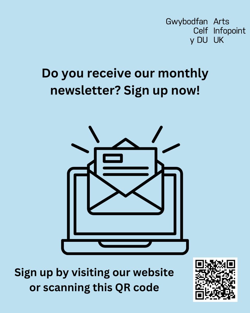 Arts Infopoint UK (@artsinfopointuk) on Twitter photo Have you registered to receive our monthly newsletter containing information about out events, relevant publications and the latest information for artists mobility?  Follow this link or scan the QR code below: artsinfopointuk.com/about-us/conta… Have you registered to receive our monthly newsletter containing information about out events, relevant publications and the latest information for artists mobility?  Follow this link or scan the QR code below: artsinfopointuk.com/about-us/conta…