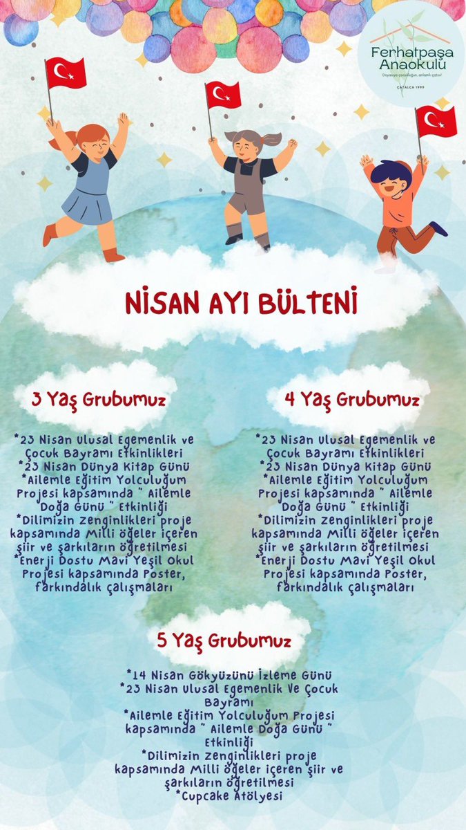 Nisan ayı okul bültenimiz ✨🫧 🎈 <a href="/catalca_mem/">Çatalca İlçe Millî Eğitim Müdürlüğü</a> <a href="/okuloncesi34MEM/">İstanbul MEM Okulöncesi</a>