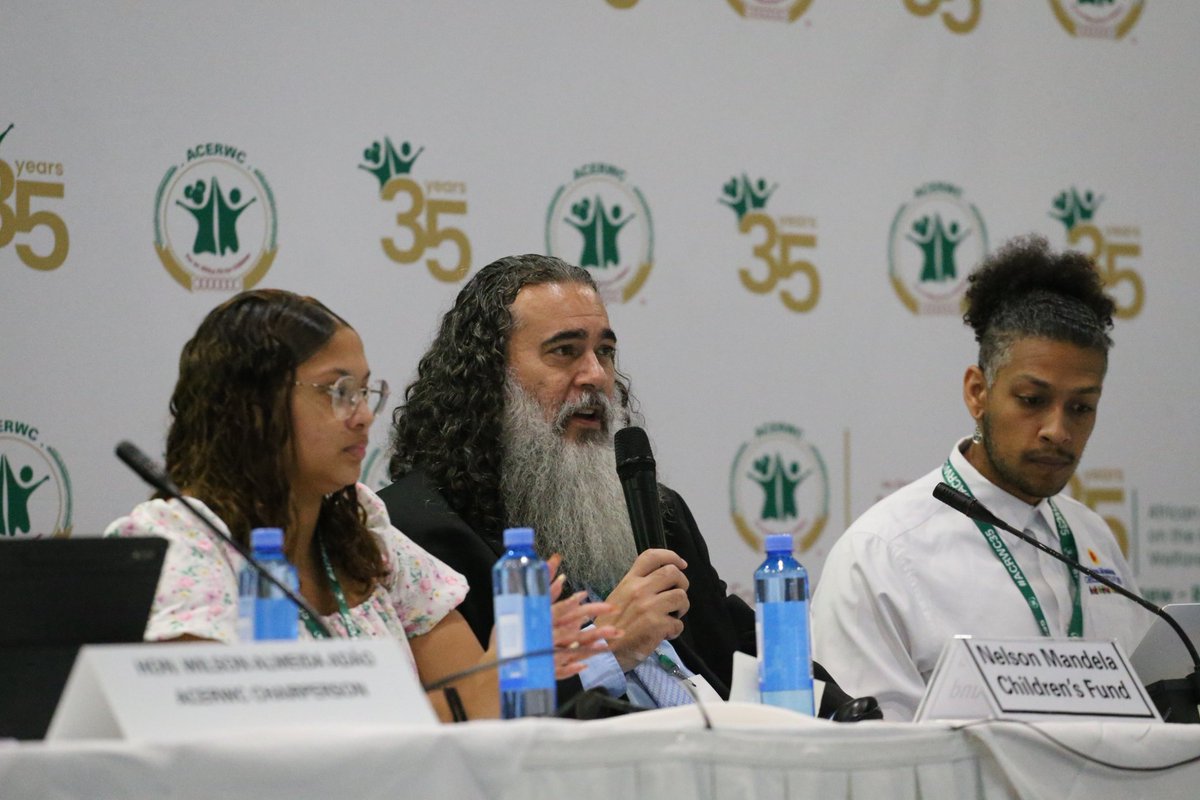 acerwc's tweet photo. Nelson Mandela Children's Fund presentation on the just concluded #AfricaChildrensSummit2025.

The outcome statement says, "We, the children of Africa, have shared our concerns and ideas. We want our leaders and governments to make sure that every child can go to school, feel safe, be included, and have a bright future. Here’s what we ask for:

•Free and Fair #Education 👩‍🏫for All 
•Better School Buildings🏫 and Facilities
•Books📚, School Supplies📏, and Technology📡
•Let Children Share Their Ideas and Lead   
•Technology That Helps, Not Harms                                    
•Healthy Minds and Bodies
•Protect Our Planet🌍, Protect Our Education
•Together, We Can Make a Change!"

Read more on 🌐🔗🔗 https://t.co/fF9r9hJi4x