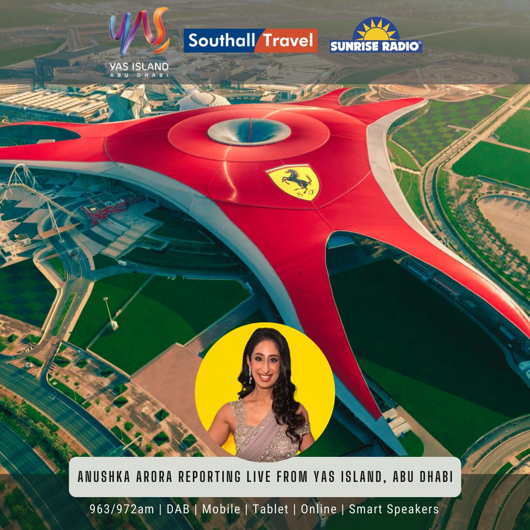Sunrise Radio (@thisissunrise) on Twitter photo ๐ด Anushkaโs reporting LIVE from Yas Island!
Ferrari World โ
Yas Waterworld โ
Beach vibes โ
Inspired by ZNMD, itโs time to Zindagi Ko Yas Bol!
๐ป Listen on <a href="/SunriseRadio/">Sunrise Radio</a>
Book with <a href="/SouthallTravel/">Southall Travel</a> : 0208 574 8410
#LiveFromYas #ZindagiKoYasBol #YasIsland <a href="/Anushka_Arora/">Anushka Arora</a> ๐ด Anushkaโs reporting LIVE from Yas Island!
Ferrari World โ
Yas Waterworld โ
Beach vibes โ
Inspired by ZNMD, itโs time to Zindagi Ko Yas Bol!
๐ป Listen on <a href="/SunriseRadio/">Sunrise Radio</a>
Book with <a href="/SouthallTravel/">Southall Travel</a> : 0208 574 8410
#LiveFromYas #ZindagiKoYasBol #YasIsland <a href="/Anushka_Arora/">Anushka Arora</a>