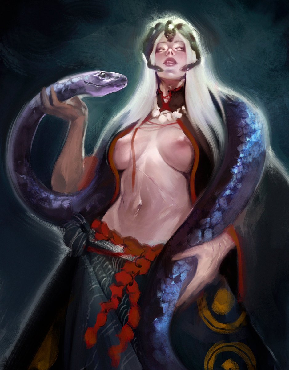 MilaShur's tweet photo. #PortfolioDay 
Hi I'm Milana. Freelance concept artist and illustrator I like to draw in a dark mystical style https://t.co/mIVP2rLZgm