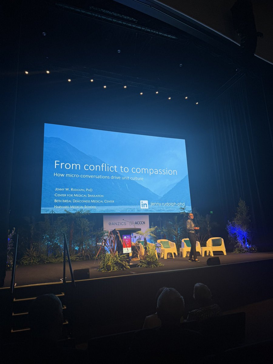 NicoleSchoombie's tweet photo. Motivating and moving talks from experts in critical care to patients and whānau sharing their stories at @anzics today. The biggest take home messages: communication is key 🔑 along with compassion, human connection, and team work. https://t.co/ykQDxJHz2c