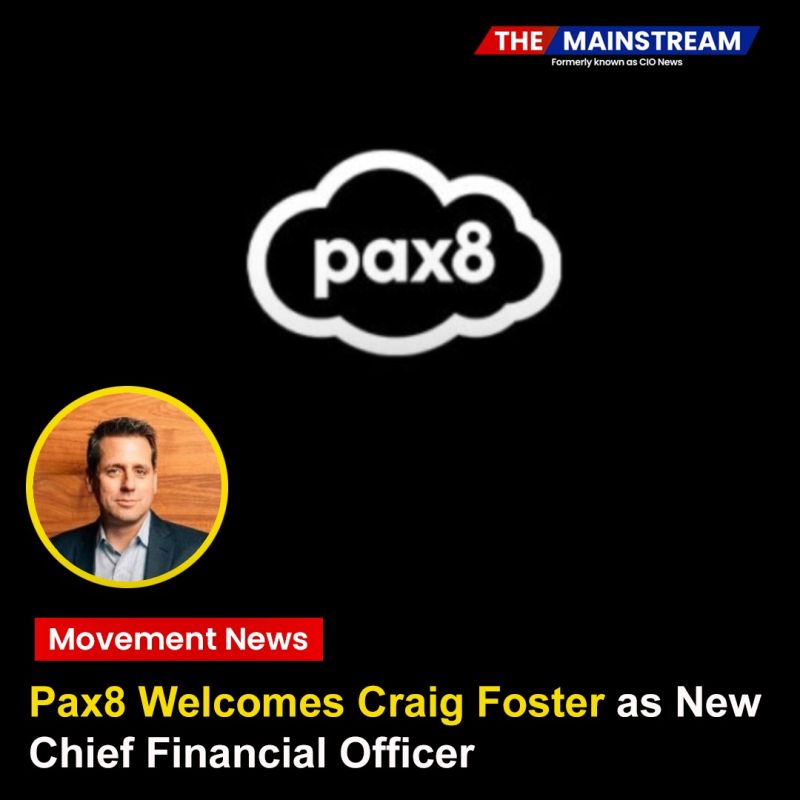 TheMainstream7's tweet image. Pax8 Welcomes Craig Foster as New Chief Financial Officer

#TheMainstream #NewCFO #CloudCommerce #TechIndustryLeadership #FinancialGrowth