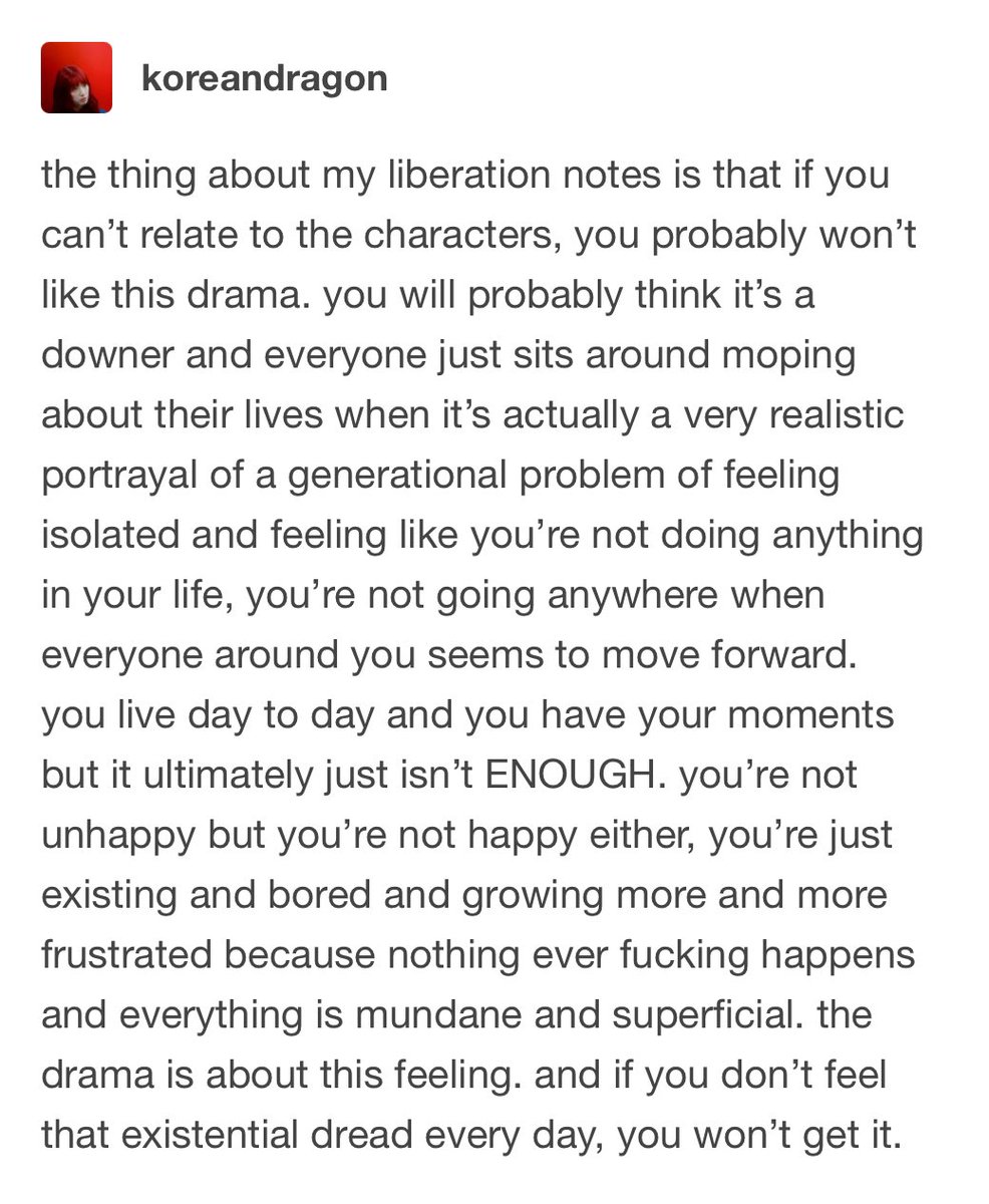 leedoohyuns's tweet photo. three years to my liberation notes and i still believe no piece of media was ever able to capture the essence of isolation as good as mln did https://t.co/kWwlz7yK45