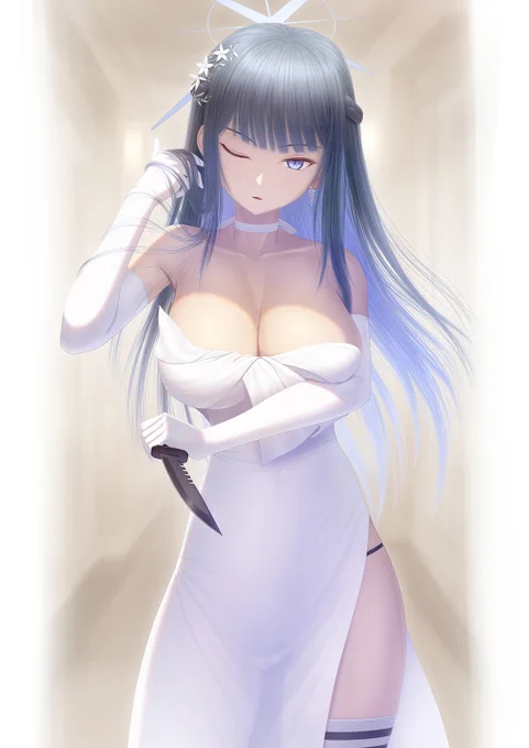 ドレスサオリ #BlueArchive #ブルアカ 