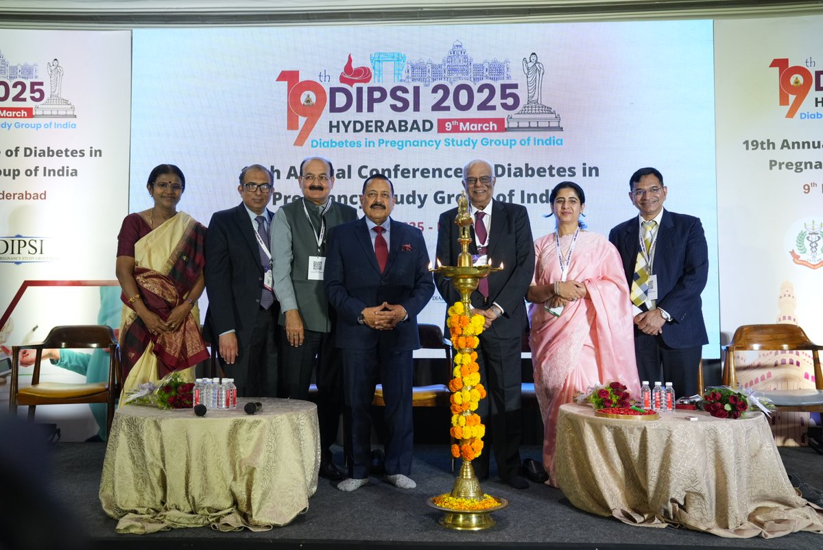 Dipsi2023's tweet photo. #DIPSI  Group declared "Primordial Prevention" on National GDM Day, March 10th, 2025. Early Gestational Glucose Intolerance (EGGI) can be detected as early as the 8th week of gestation when the 2-hour postprandial blood glucose level exceeds 110 mg/dL -  V Seshiah
#idf2025 https://t.co/1XFAF5hfsr