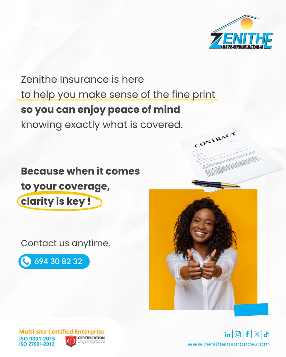 ZenitheInsuranc's tweet photo. Everyones talking about “knowing your rights,” but here is the real thing: do you know your insurance? Because trust us, there is nothing cute about surprise hospital bills or discovering too late what is not covered.

#ZenitheInsurance #Covered #InsuranceClarity #WeGotYou https://t.co/PNPBkWeOlj