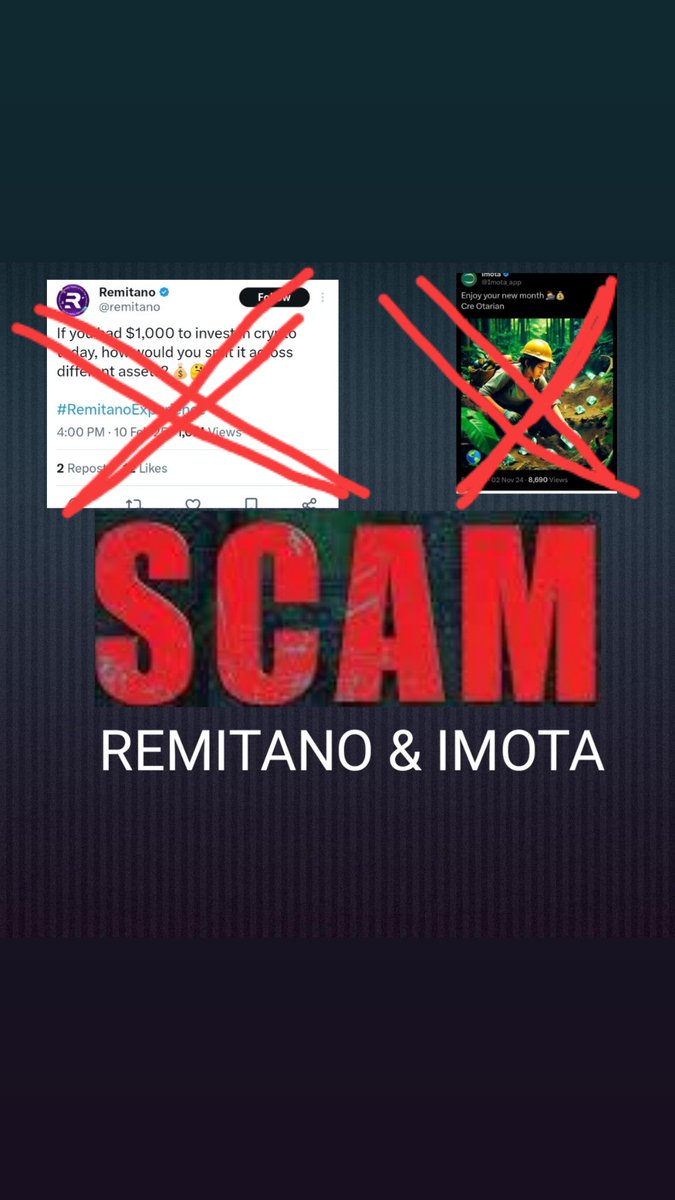 👇Scammers 😭
<a href="/remitano/">Remitano</a> 
<a href="/Imota_app/">Imota</a> 
<a href="/CoinSavi/">CoinSavi</a> 
<a href="/azasend/">Azasend</a> 
There are big scammers 😭