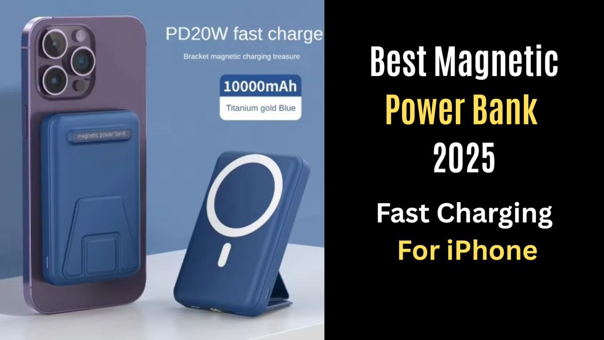 shopping_soma's tweet image. Click Here - youtu.be/n9_haODygsU
Best Magnetic Power Bank 2025 | Fast Charging For iPhone
👉 Best For:
- iPhone 12, 13, 14, 15 Series  
- Magnetic Wireless Charging  
- Travel &amp;amp; Outdoor Power Solution  
#WirelessPowerBank #MagneticPowerBank #iPhonePowerBank 
#PowerBank2025