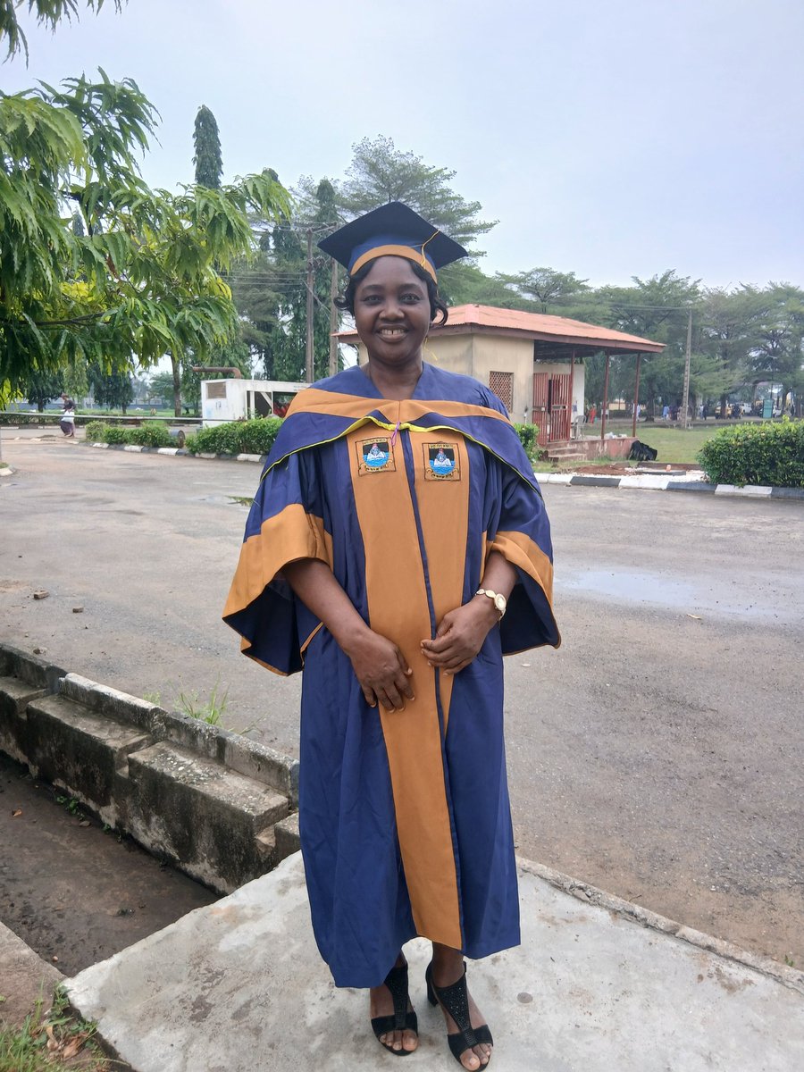 olatomikeayo's tweet photo. Introducing my mum, 
Mrs Adefarati Theresa 
M. ED Educational Psychology from @LASUOfficial

I am so proud of you. You're amazing, and you inspire me. ❤️❤️

#lasu28thconvocation https://t.co/jXRy0Ek3Z2