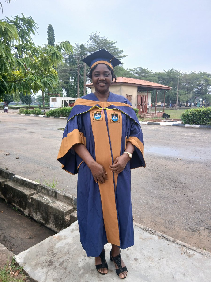 olatomikeayo's tweet photo. Introducing my mum, 
Mrs Adefarati Theresa 
M. ED Educational Psychology from @LASUOfficial

I am so proud of you. You're amazing, and you inspire me. ❤️❤️

#lasu28thconvocation https://t.co/jXRy0Ek3Z2