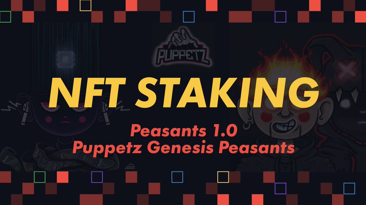 Good day #mintheads #CROFam !
It's NFT Staking time 🌟 We are partnering with <a href="/PuppetzART/">PuppetZ.CDC🎭</a>. Check out their collections and grab yours now!

🚀 Puppetz Genesis Peasants
minted.network/collections/cr…

🚀 Puppetz - Peasants 1.0 Collection
minted.network/collections/cr…

 🔻Stake &amp; earn $WCRO NOW