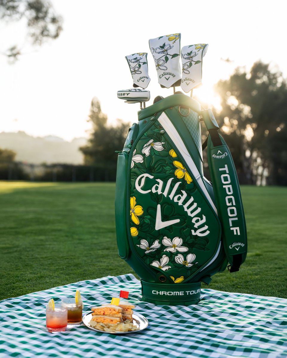 Golfalot's tweet image. Which is the best Masters-themed Staff Bag for 2025?