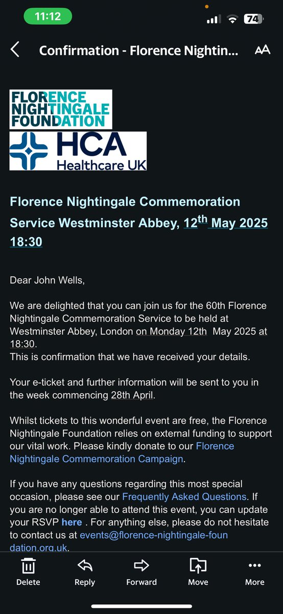 John Wells RN (@jw_gpn) on Twitter photo So excited to be going to <a href="/FNightingaleF/">Florence Nightingale Foundation</a> commemorative service in May! Love attending this amazing service as we remember those nurses who gave their lives for their profession / patients during the war and global pandemics #nursing #CelebrateThePossibilities #commemorative So excited to be going to <a href="/FNightingaleF/">Florence Nightingale Foundation</a> commemorative service in May! Love attending this amazing service as we remember those nurses who gave their lives for their profession / patients during the war and global pandemics #nursing #CelebrateThePossibilities #commemorative