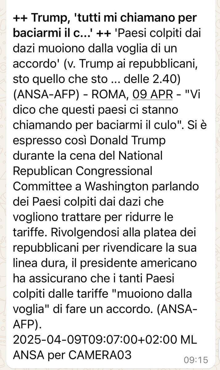 Al netto dell’espressione volgare usata da #Trump (ma da quel tipo lì non mi meraviglia) vorrei sommessamente far notare il disprezzo evidente, smaccato, ostentato nei confronti del resto del mondo, Italia 🇮🇹 inclusa.
