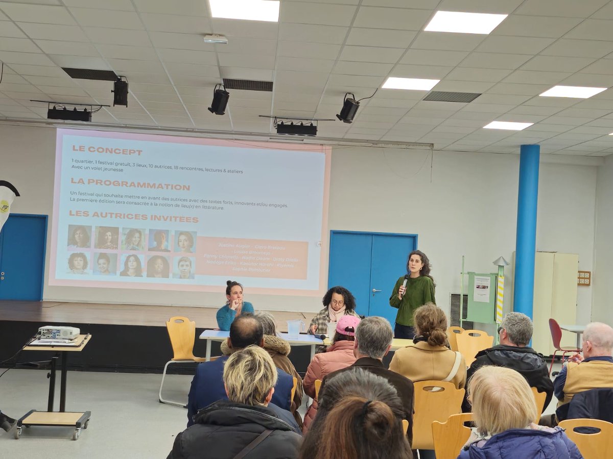 monquartier19's tweet image. Revivez les temps forts de la réunion publique du conseil de quartier Place des Fêtes, qui s'est tenue le 26 mars !
Des échanges riches, notamment consacrés au sujet du handicap et de l'insertion, en présence de @CecileBossavie ainsi que de l'IMPRO Faîtes des couleurs.