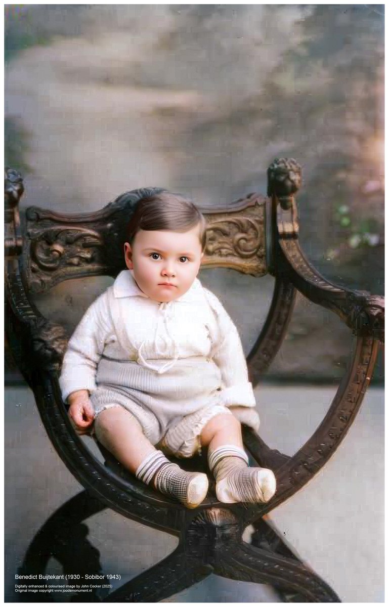 On this day in 1943, a 12 year old Dutch Jewish boy arrived at the Sobibor extermination camp with his father and sister (7 month) where they were murdered. His mother was murdered at Auschwitz on the 25 Jan 1943. His name was Benedict Buijtekant

Please support <a href="/Sticht_Sobibor/">Sobibor Foundation - Stichting Sobibor</a>