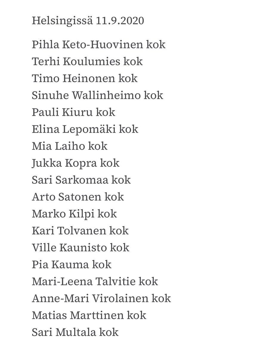 Kokoomus jätti viime vaalikaudella kirjallisen kysymyksen poliittisista virkanimityksistä.

”Poliittiset virkanimitykset eivät kuulu Suomen kaltaiseen oikeusvaltioon”

Paperissa mainitaan, että asiaa voidaan pitää korruption ilmentymänä.

Allekirjoittajana mm. Arto Satonen.